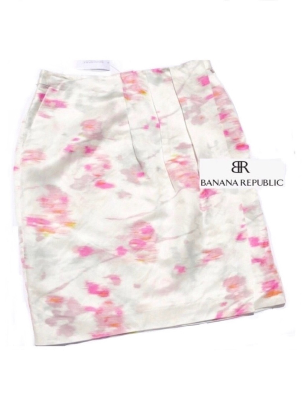 Banana Republic Silky Wrap Pencil Skirt With Pockets Size 6